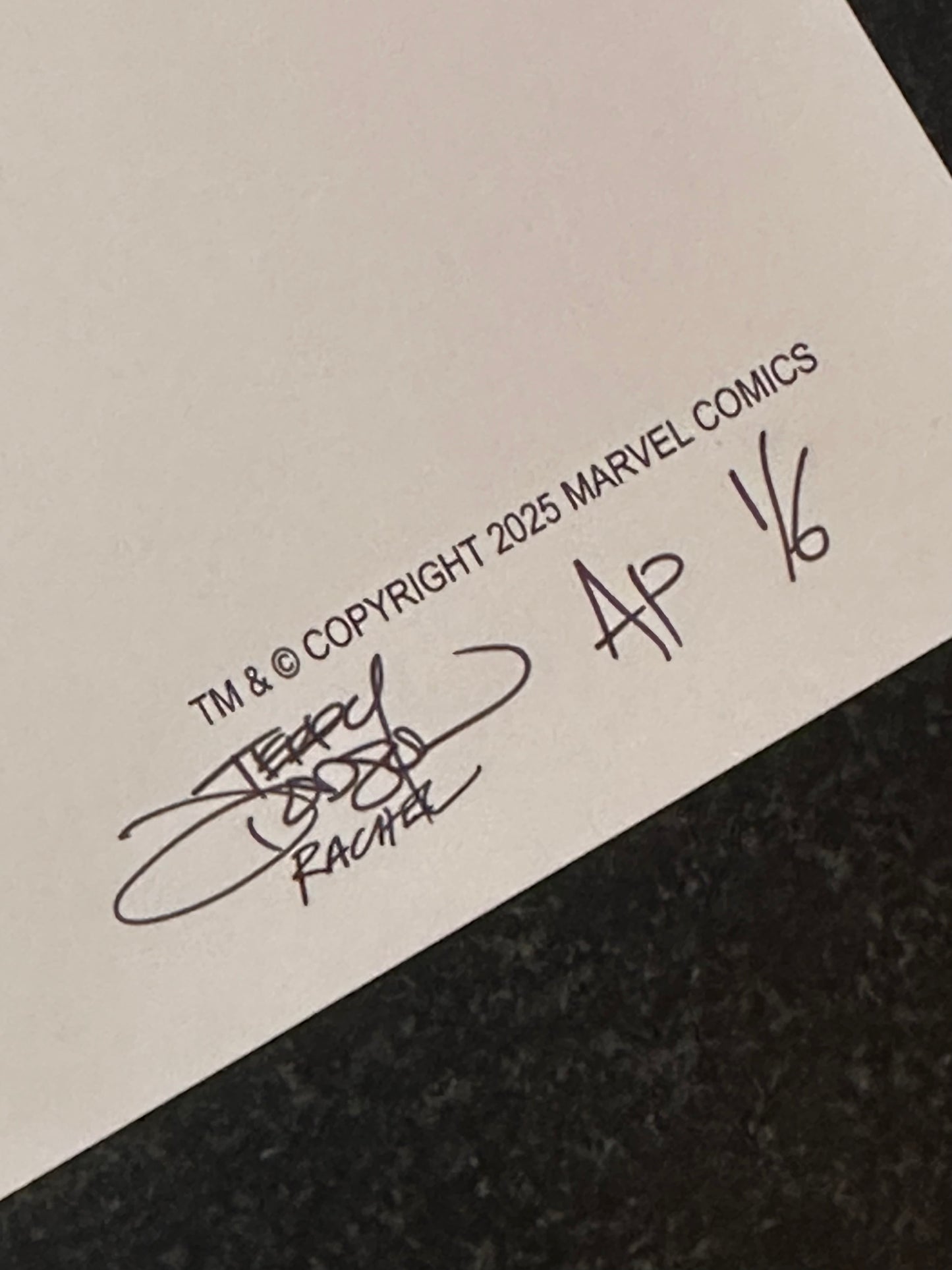 Unbreakable X-Men 1 Rogue Artist Proof Print