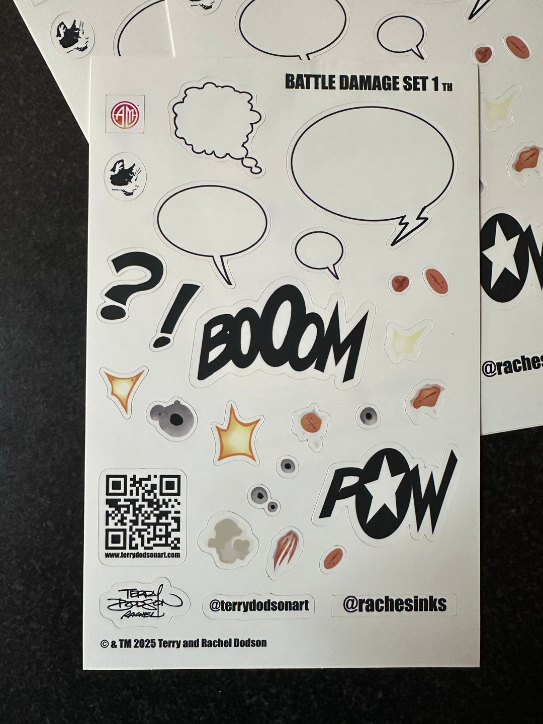 Battle Damage Sticker Set