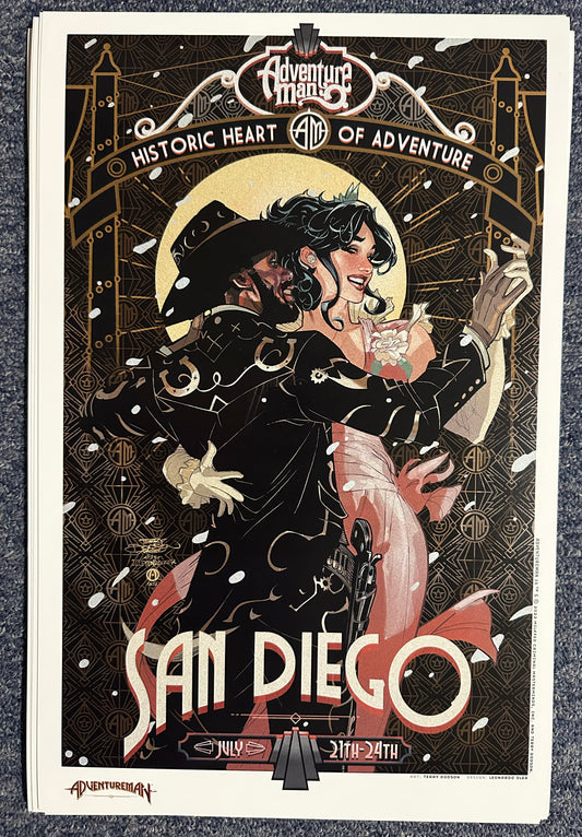 San Diego Adventureman Deco Print