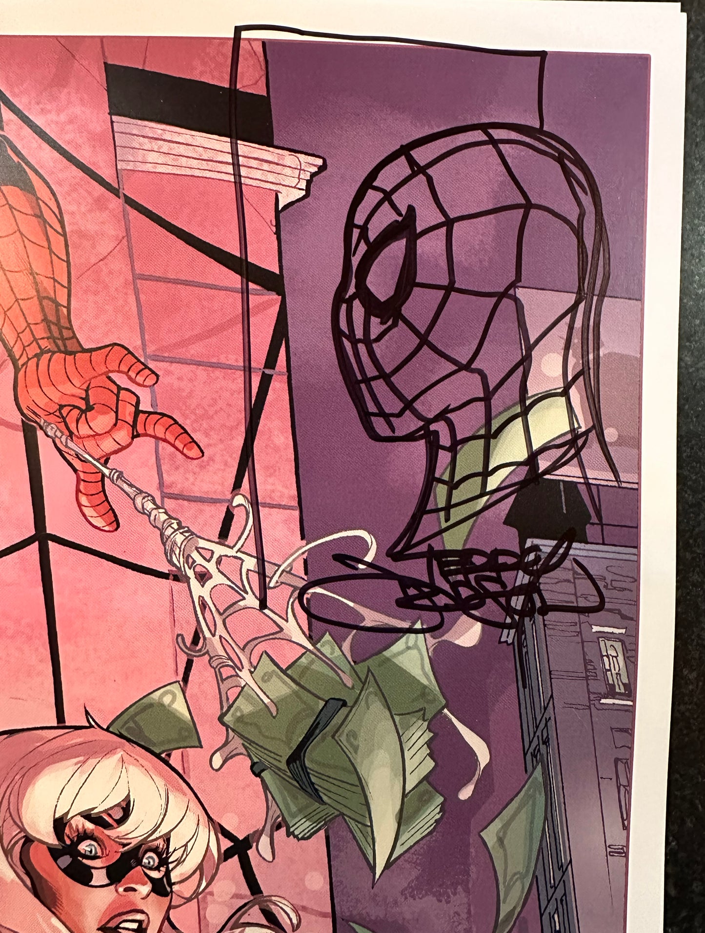 Black Cat and Spider-Man Print