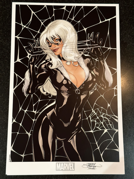 Black Cat Print