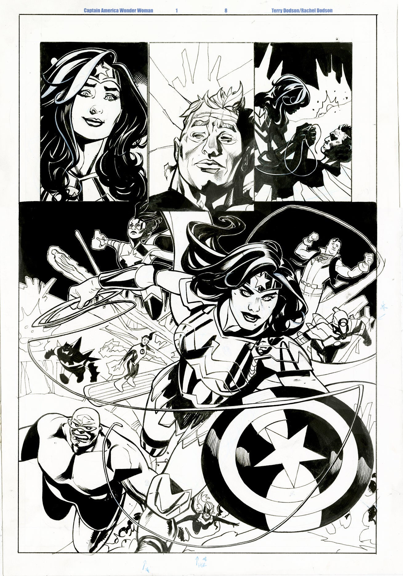 Captain America Wonder Woman Page 8